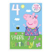 Picture of 4TH HAPPY BDAY CARD PEPPA PIG